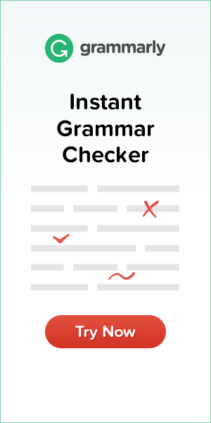 Grammarly instant grammar checker